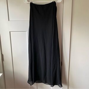 Vintage Black Maxi Skirt Dressbarn